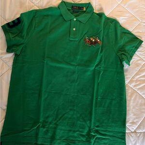 Green POLO RALPH LAUREN SHIRT XXL